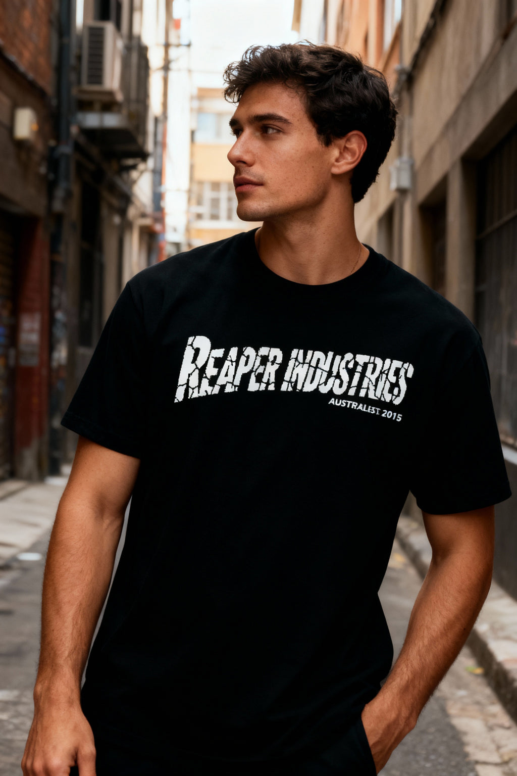 Straya Black Unisex T-Shirt